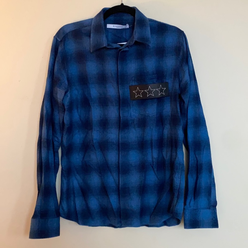 Plaid Givenchy Button Up